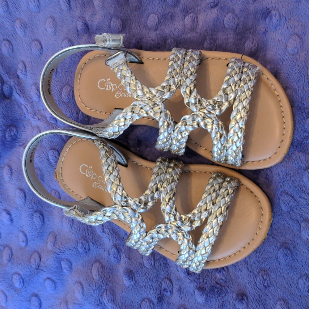 💸Braided leather kids sandals